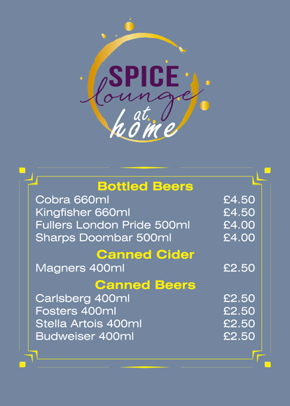 Beer & Wine Takeaway - Spice Lounge Takeaway Petersfield Authentic Indian Cuisine Petersfield Hampshire Indian Restaurant 